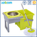 360 cleaning mop trolley,model Double Drivers mop